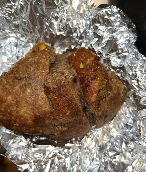 Freshly Baked Banana and Pistachio Bread (Thick Slice)