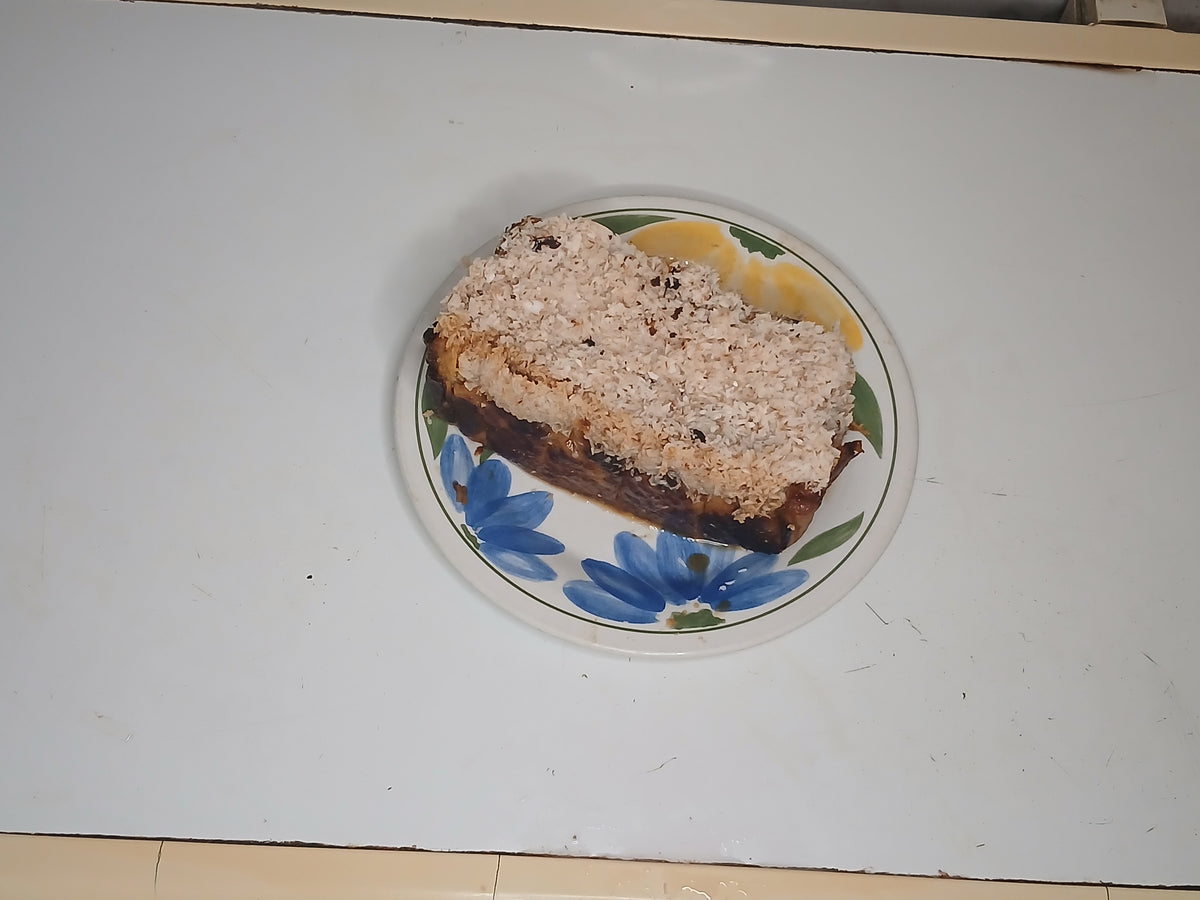 Mango & Lime Coconut Wellness Loaf Cake (Thick Slice)